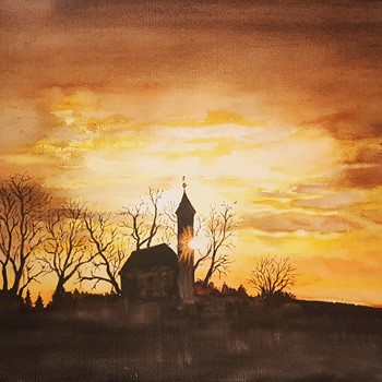Autumn sunset