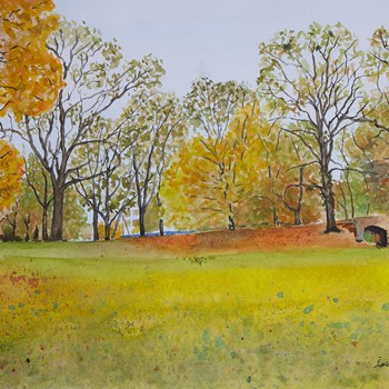 Park in autumn