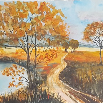 The path along the river